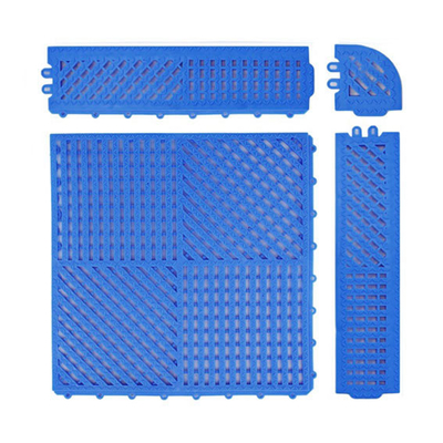30x30 Anti Slip PVC Floor Mat Spa Beranda Saling Mengunci Ubin Lantai Plastik