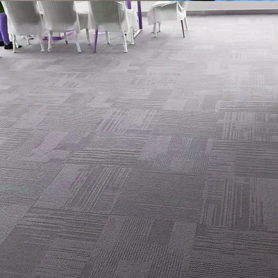 Airport Square Modular Carpet Tiles PVC Bitumen Didukung
