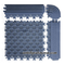 FS3000B 9MM Tebal PVC Tiles Anti Slip Safety Mat Outdoor Waterproof Entry Mat