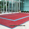 Modular Seamless Interlocking PVC Mats Nylon PP Infill 20 X 20 Carpet Squares