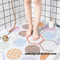 Waterproof Printed Coil Loop Kamar Mandi Anti Slip Floor Mat 50CM * 80CM Untuk Tile Shower