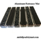 Aluminium Alloy Outdoor Entrance Floor Mats 20mm Kedalaman Karpet Karet Insert