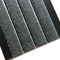 Aluminium Anti Slip Safety Mat Warna Abu-abu Lantai Masuk Anyaman Kedalaman 18mm